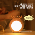 Luz de desenho animado liderado para crianças fofas Touch Baby Night Light